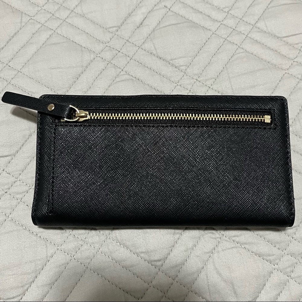 Kate Spade NY Black Stacy Newbury Lane Wallet -NWT - Picture 7 of 8